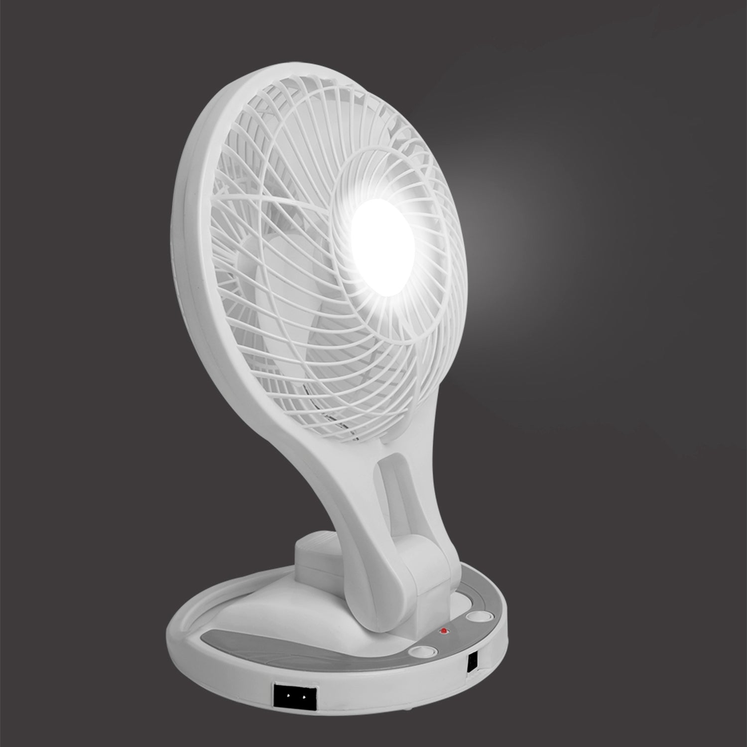 DICTROLUX - Ventilatore Portatile e Ricaricabile 8 Watt - h32x20x20 cm